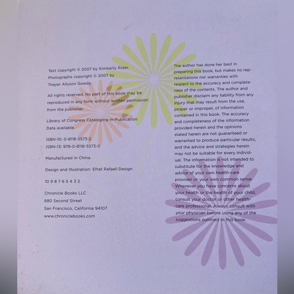 Organic Baby Book by Kimberly Rider - Picture 5 of 6